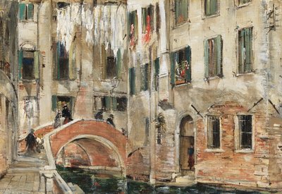 Ein Seitenarm in Venedig von William White Warren